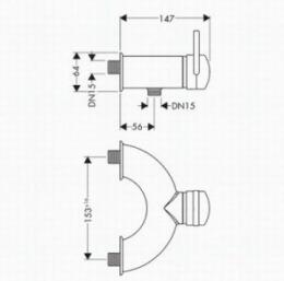 Смеситель для душа AXOR ARCO 11600000: 2