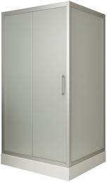 Душевая кабина KO&PO 800х1200х1900 профиль сатин, матовое стекло 7007 C10229: 1