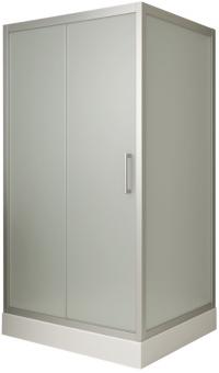 Душевая кабина KO&PO 800х1200х1900 профиль сатин, матовое стекло 7007 C10229: 1