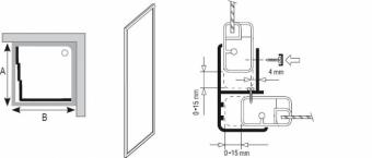 Душевая стенка RAVAK APSS-90 Грейп стекло профиль белый 94070102ZG: 4
