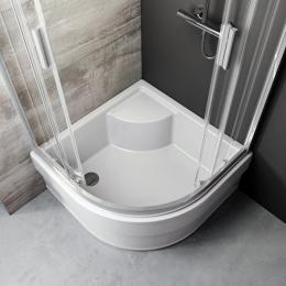 Поддон акриловый RAVAK SABINA 80 LA, полукруглый A214001020: 5
