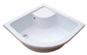 Поддон акриловый RAVAK SABINA 80 LA, полукруглый A214001020: 1