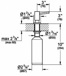 Дозатор жидкого мыла Grohe Cosmopolitan (40535000): 2