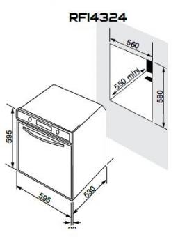 Духовой шкаф ROSIERES RFI 4324 IN: 2