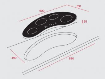 Варочная поверхность Teka VR 90 4G AI AL TR (10205279): 2