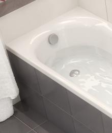Ванна акриловая CERSANIT OCTAVIA ABS S301-253 170x70 + ніжки PW01/S906-001: 3