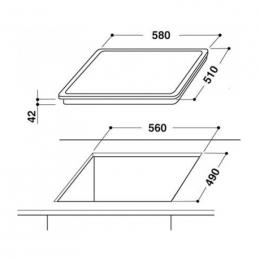 Варочная поверхность электрическая WHIRLPOOL AKT 8210 LX: 2