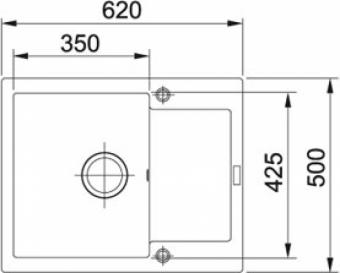 Мойка FRANKE MRG 611-62 белый 114.0381.002: 2