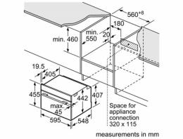 Духовой электрический шкаф + свч Bosch CMG636BB1: 2