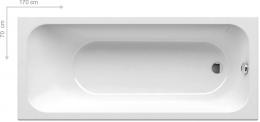 Ванна акриловая RAVAK CHROME 170x75 C741000000: 2