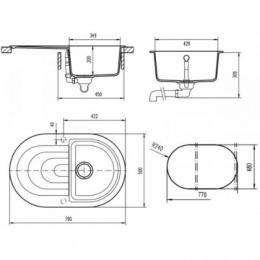 Мойка TEKA PERLA 45 B-TG бежевый 40144588: 2