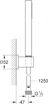 Душевой набор GROHE Euphoria Cube Stick 27703000: 3