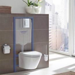 Инсталляция GROHE RAPID SL 38772001 4в1 квадратная кнопка: 2