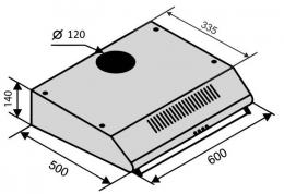 Вытяжка Ventolux ROMA 60 BR LUX: 4