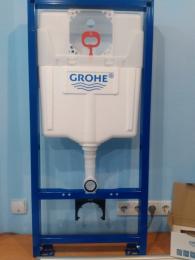 Инсталляция GROHE RAPID SL 39000000  5в1 для унитаза (квадратная кнопка): 2