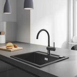 Смеситель для кухни GROHE MINTA 32917KS0 черный: 1