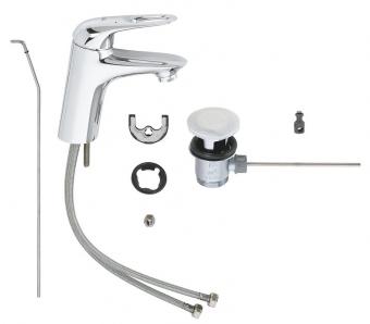 Смеситель для раковины GROHE EUROSTYLE NEW 33558003 (с донным клапаном): 4