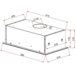 Вытяжка кухонная Teka GFG-2 40446751 белый: 2