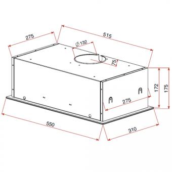 Вытяжка кухонная Teka GFG-2 40446751 белый: 2