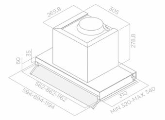 Вытяжка кухонная Elica BOX IN IX/A/60: 4