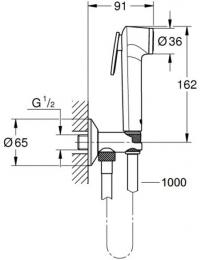 Душевой набор GROHE Tempesta-F Trigger Spray 30 26356IL0: 2