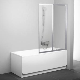 Штора для ванны RAVAK VS 2 105 проф. сатин, стекло рейн 796M0U00ZG: 1