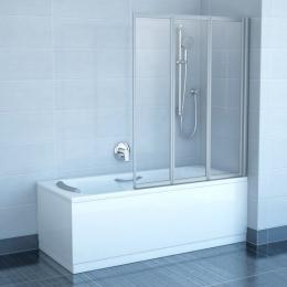 Штора для ванны RAVAK VS 3 100 проф. сатин, пластик rain 795P0U0041: 1