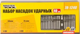 Набір ударних насадок (TORX, HEX, SPLINE), 40 шт. Mastertool (78-1240): 2