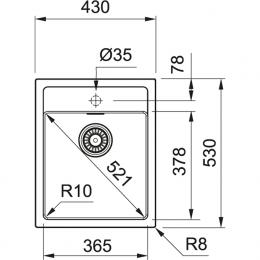 Мойка FRANKE SID 610-40 белый 114.0498.001: 6