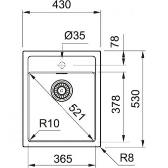 Мойка FRANKE SID 610-40 белый 114.0498.001: 6