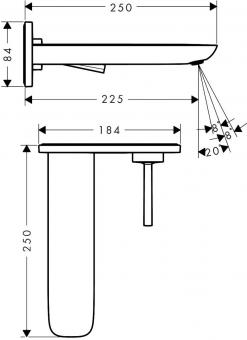 Смеситель для раковины HANSGROHE PURAVIDA 15085400: 2