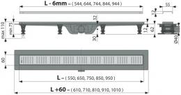 Водосточный желоб ALCA PLAST APZ10-650M: 3