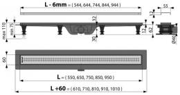 Водосточный желоб ALCA PLAST APZ9-650M: 3