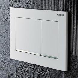 Смывная клавиша Geberit Sigma 30 115.883.KJ.1 белый/хром глянцевый/белый: 1