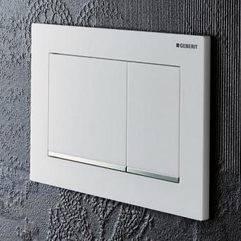 Смывная клавиша Geberit Sigma 30 115.883.KJ.1 белый/хром глянцевый/белый: 1