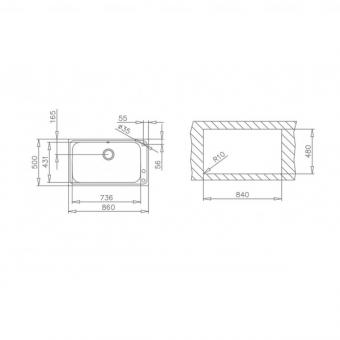 Мойка TEKA BAHIA 1B 12127001: 7