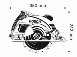 Пила дисковая Bosch Professional GKS 190, 1400Вт, 190мм(0.601.623.000): 4