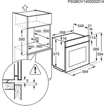 Духовой шкаф электрический Electrolux OPEB2650B: 2