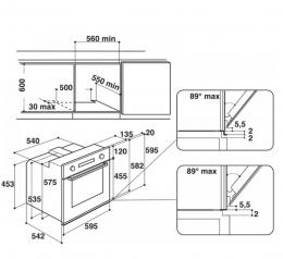 Духовой шкаф электрический WHIRLPOOL AKP745WH: 5