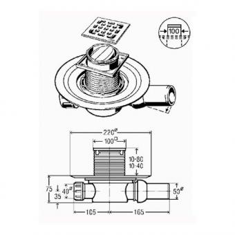 Душевой лоток VIEGA Advantix Vario 704360+583217: 4