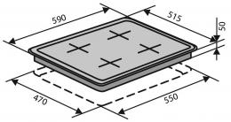 Варочная поверхность газовая VENTOLUX HSF640-T3G CEST (BK): 5