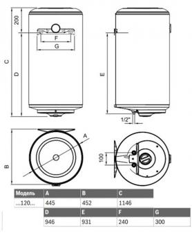 Водонагреватель Bosch TR 2000T 120 B (7736506093): 3