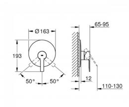 Смеситель для душа GROHE Lineare 19296001: 3