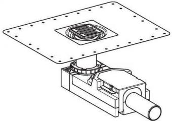 Душевой трап Geberit Duofix 154.050.00.1: 2