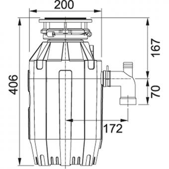 Измельчитель FRANKE TURBO ELITE TE-125 134.0535.242: 2