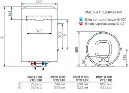 Водонагреватель ARISTON PRO1 R 100 VTD 1,8K: 4