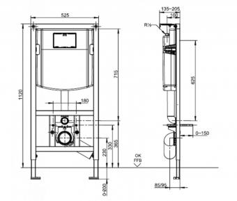 Инсталляция VILLEROY&BOCH VICONNECT 92246100: 2