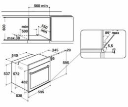 Духовой шкаф электрический Hotpoint-Ariston FI7 861 SH BL HA: 2