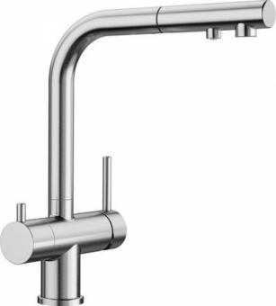 Смеситель для мойки BLANCO FONTAS-S II UltraResist нержавеющая сталь 525199: 1