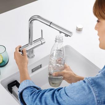 Смеситель для мойки BLANCO FONTAS-S II UltraResist нержавеющая сталь 525199: 2